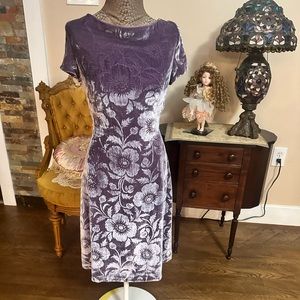 Oscar De La Renta dress lavender sz 8